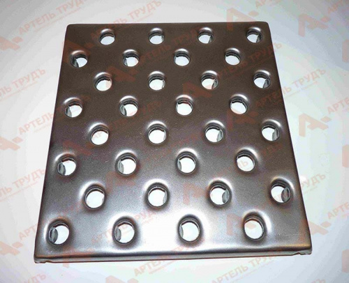 Изображение Металлическая плитка для пола